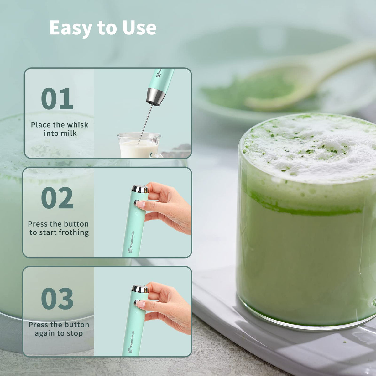 Maestri House LunaFro NS foaming in 15 seconds for busy mornings