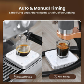 Maestri House Mini Coffee Scale with USB-C charges quickly for daily use.