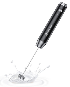 Maestri House rechargeable milk frother handheld foamer for silky latte foam