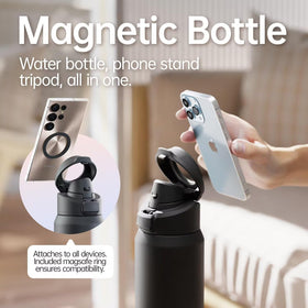 Magcheer bottle with locking lid provides a leakproof seal during travel.