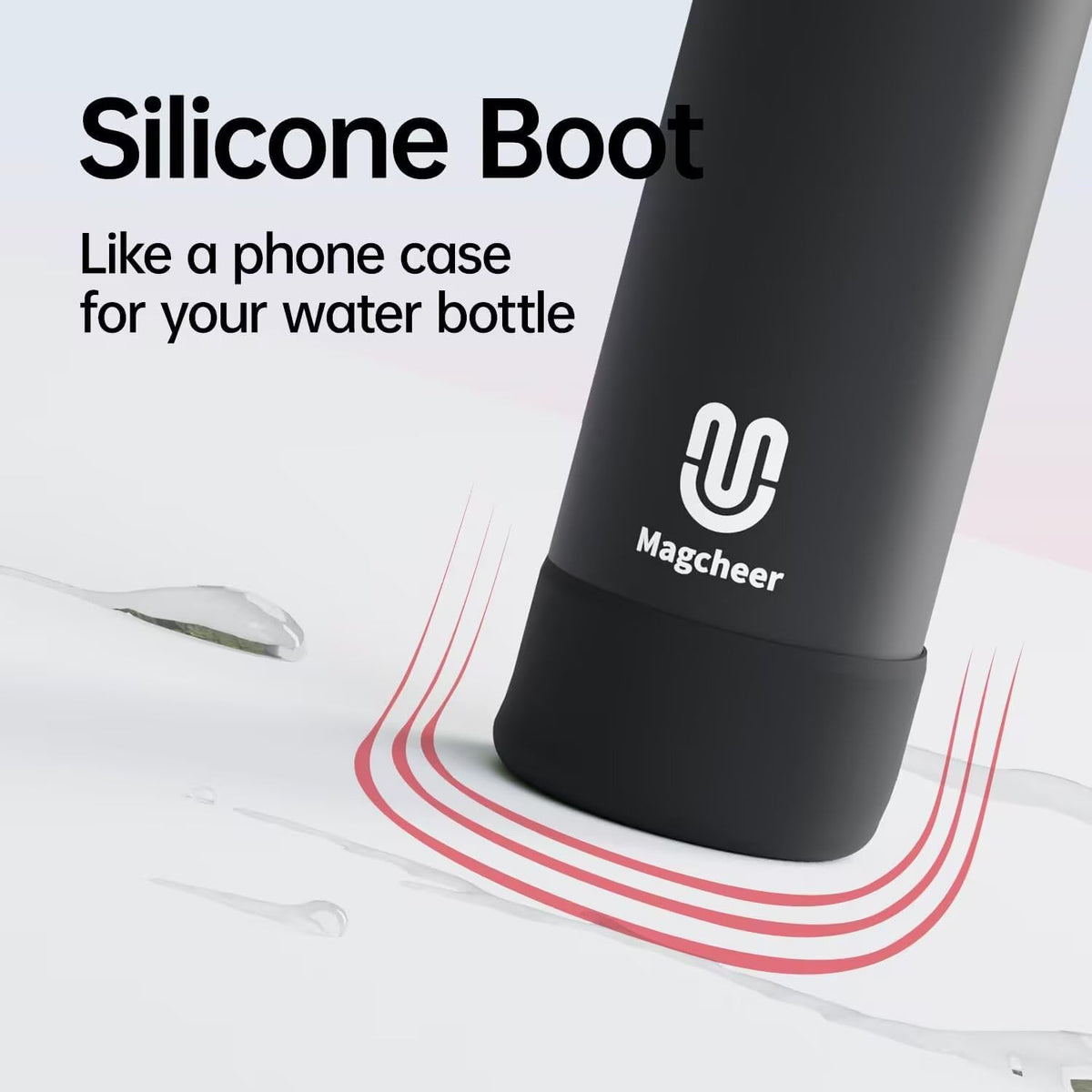 Magcheer dishwasher-safe bottle for easy cleanup after workouts.