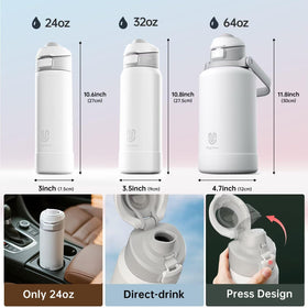 Magcheer bottle with 360-degree rotating holder for flexible video calls and selfies.