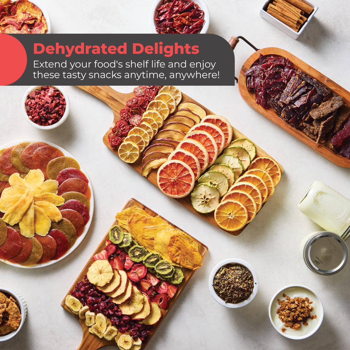 Magic Mill Dehydrator compact design fits on countertops without crowding