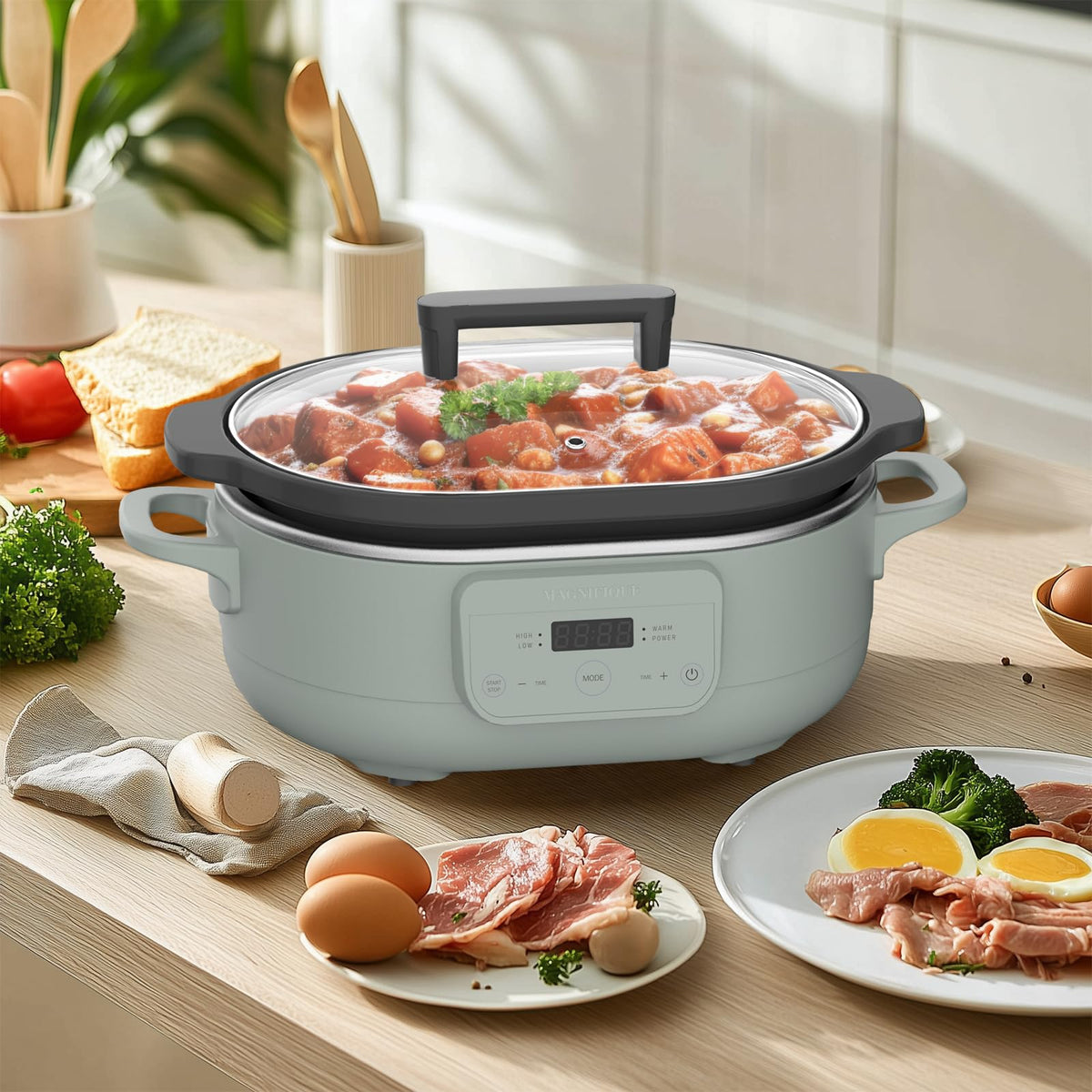 Magnifique Experience Delight 6qt pot removable for easy transfer and serving