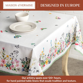 Maison d' Hermine cotton weave close-up highlighting durable fabric for daily use.