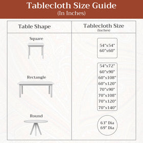 Maison d' Hermine versatile tablecloth for formal dinners and casual gatherings.