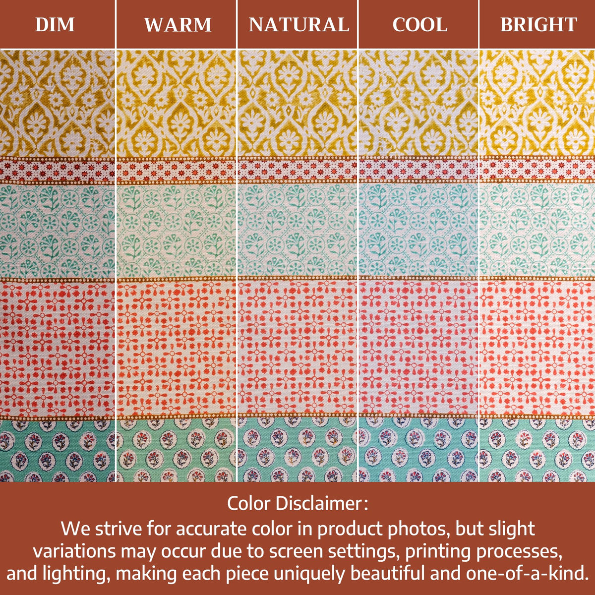 Maison d'Hermine napkins machine washable with like colors for easy care
