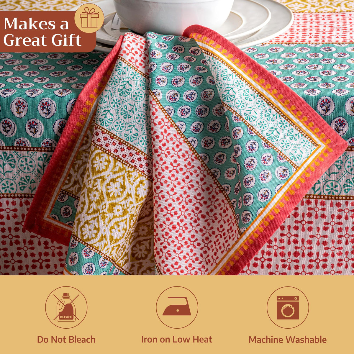 Maison d'Hermine napkins 100% cotton feel soft and plush to the touch