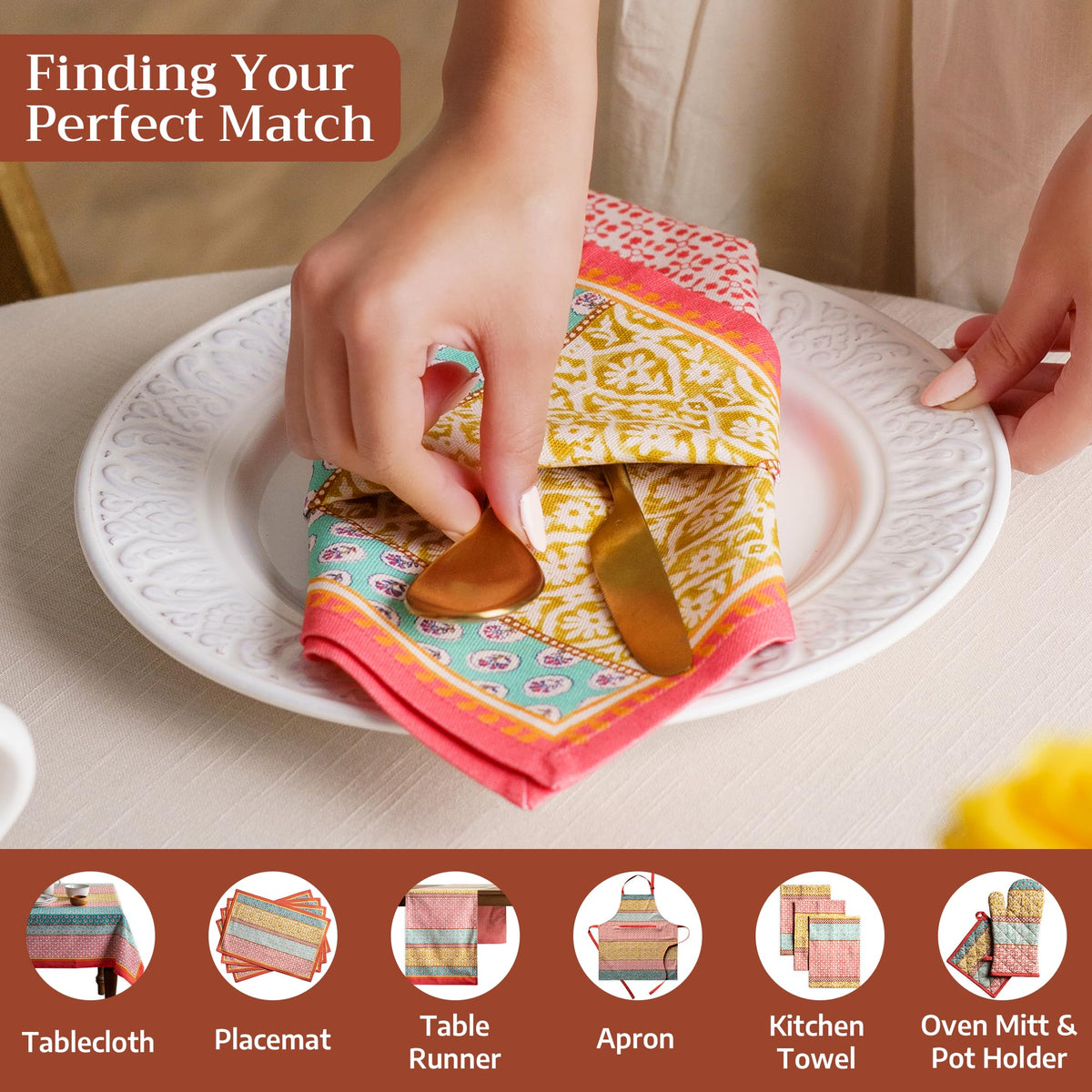 Maison d'Hermine napkins ideal for weddings and special occasions