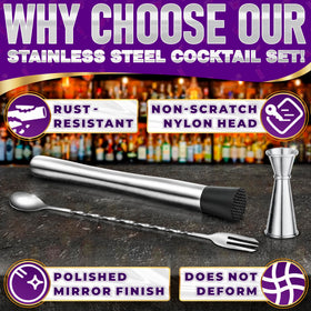 MALLONY 4.5 inch jigger for precise drink measurements