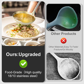 Mamajardin multi-use kitchen utensils suitable for cooking and serving.