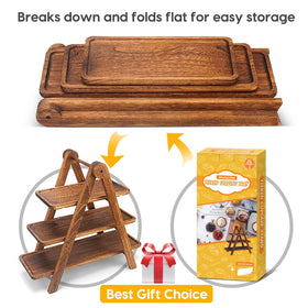 Manspdier gift-box packaging for host-friendly serving tray