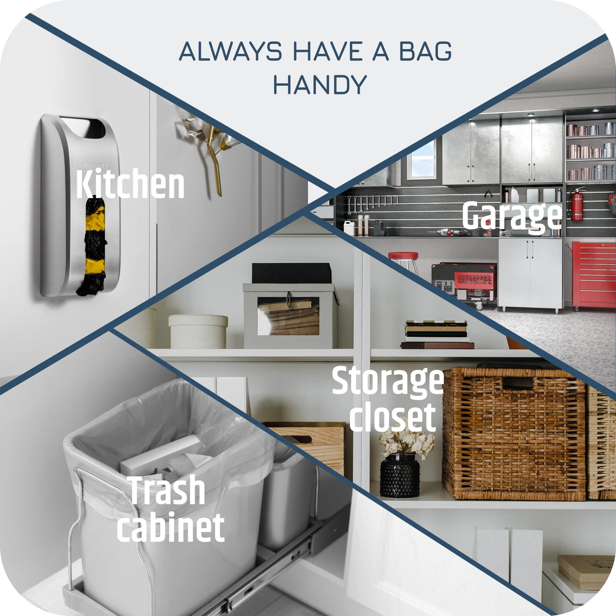 Manterio fits standard grocery bags for everyday convenience.