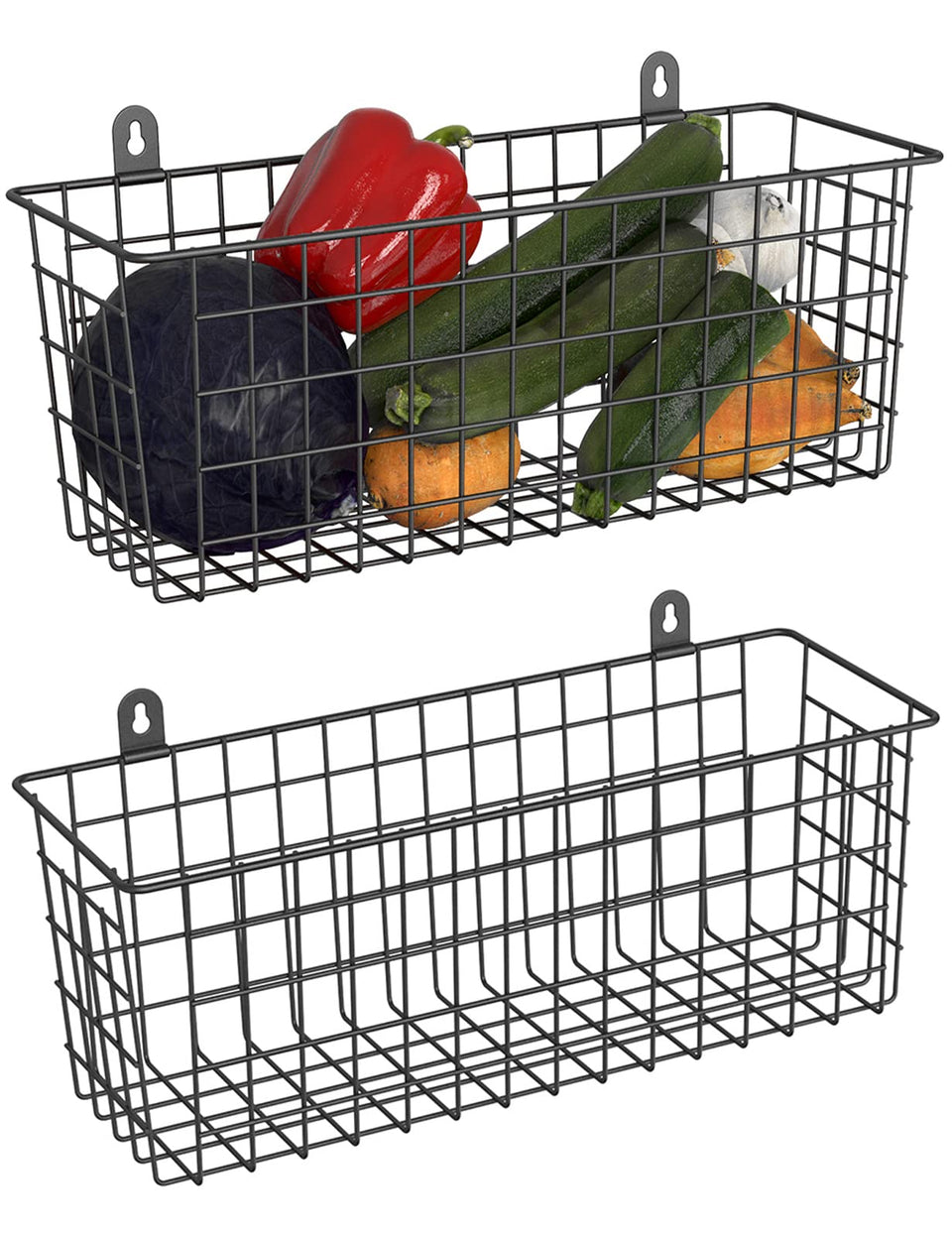 MaraFansie extra-large wall-mounted basket offers generous storage and easy access.