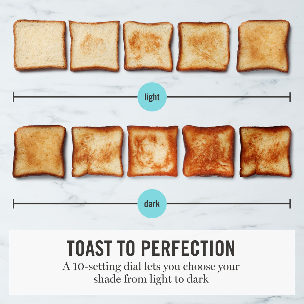 Martha Stewart 2-Slice Toaster defrost and gluten-free presets for versatile toasting