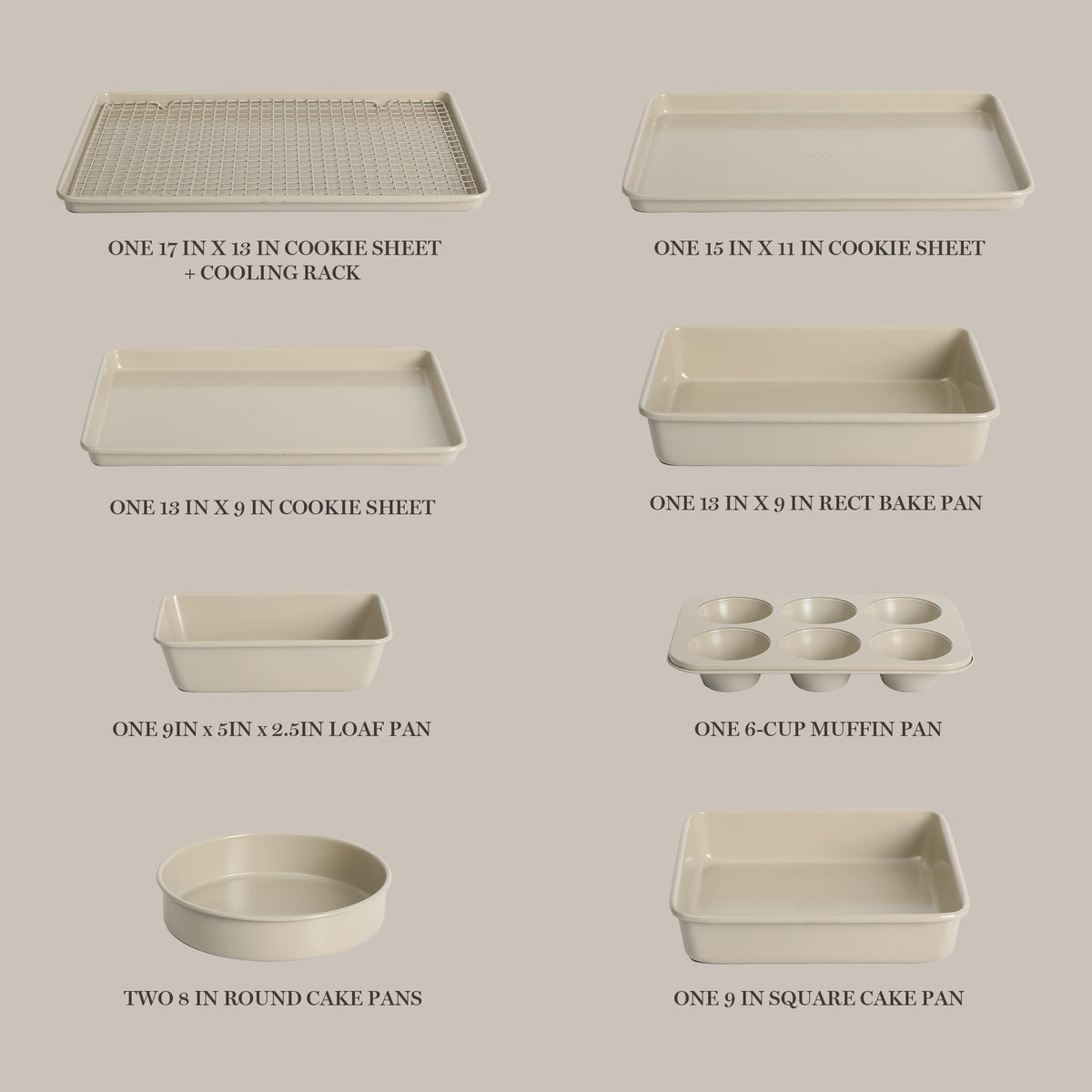 Martha Stewart Gallen 13-inch cookie sheet ensures steady browning and simple cleanup.