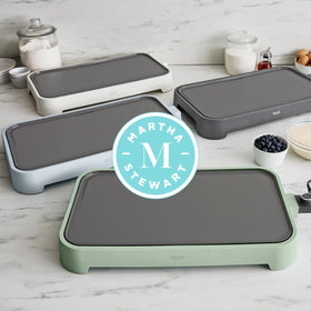 Martha Stewart griddle XL family meals made easy on large surface.