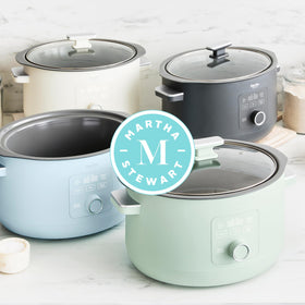 Martha Stewart stovetop- and oven-safe bowl enables browning and finishing.