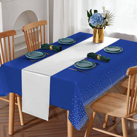 MASHAN satin table runner for wedding setup, adds shine without wrinkling.
