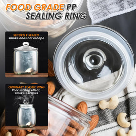 Masthome wide-mouth 6-inch jar for easy filling and cleaning
