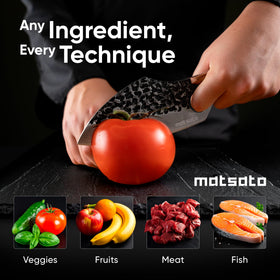 Matsato all-in-one kitchen knife ideal for daily prep tasks.