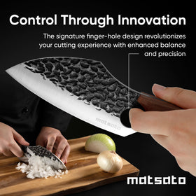 Matsato gift-ready box highlighting a premium kitchen knife.