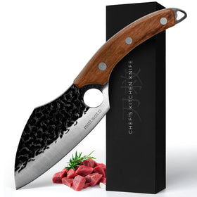 Matsato chef knife with ice-hardened edge for precise slicing.