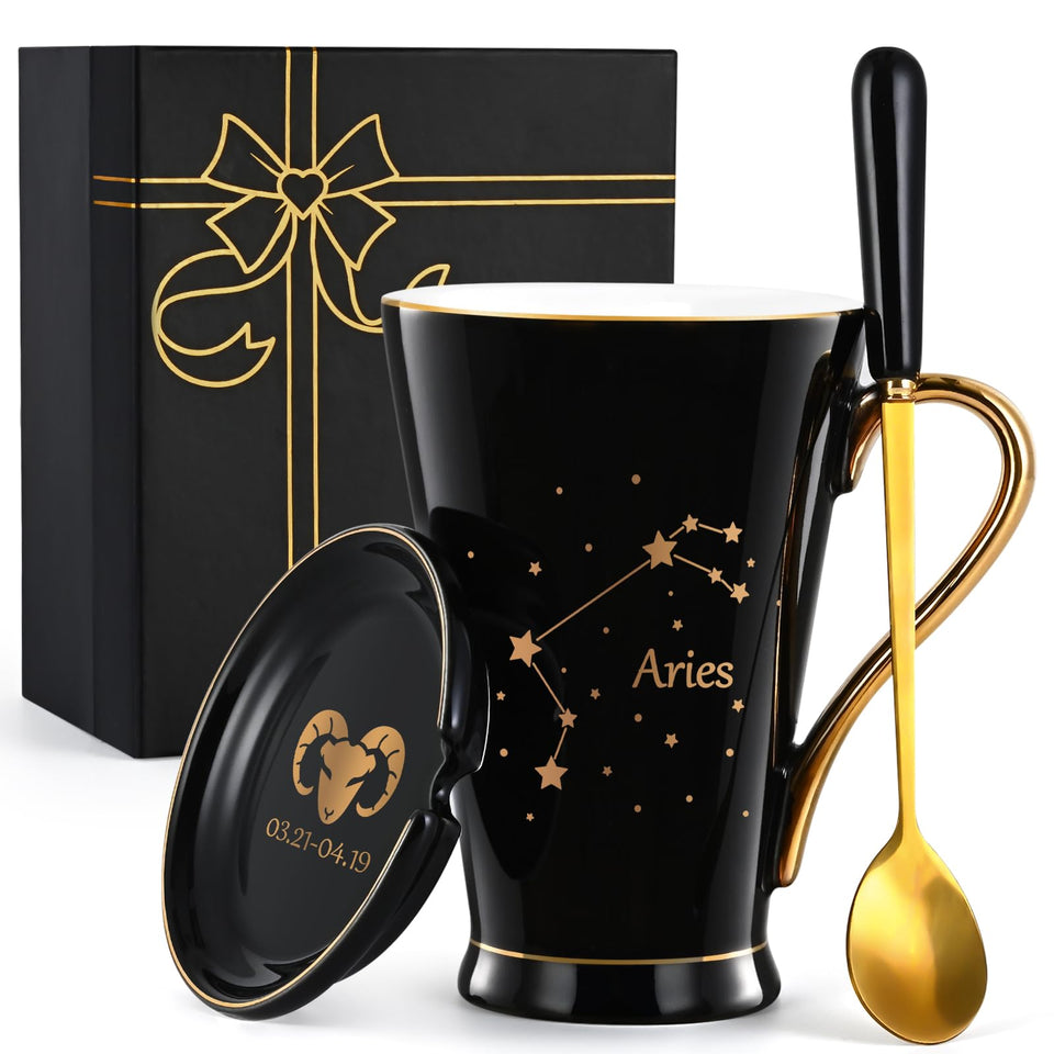 Maustic Aries gift box black: elegant presentation for birthday gifting