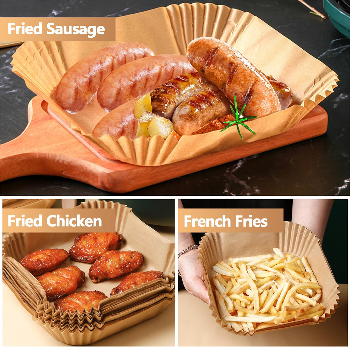 MAXTBEE easy-cleanup liner makes post-cook cleanup faster and simpler.