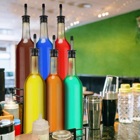 Maxdot wedding party table bottles add a stylish, practical beverage solution.