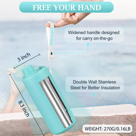 MAXSO 4-in-1 insulated cooler fits cans and bottles