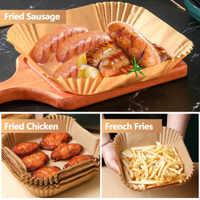 MAXTBEE 10-inch liner fits fryer baskets with a 9-inch bottom.