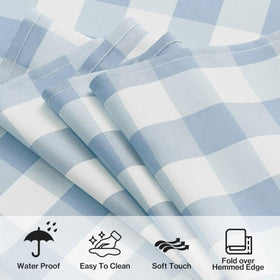 Maymiss easy-care fabric cleans fast; machine washable without fading.