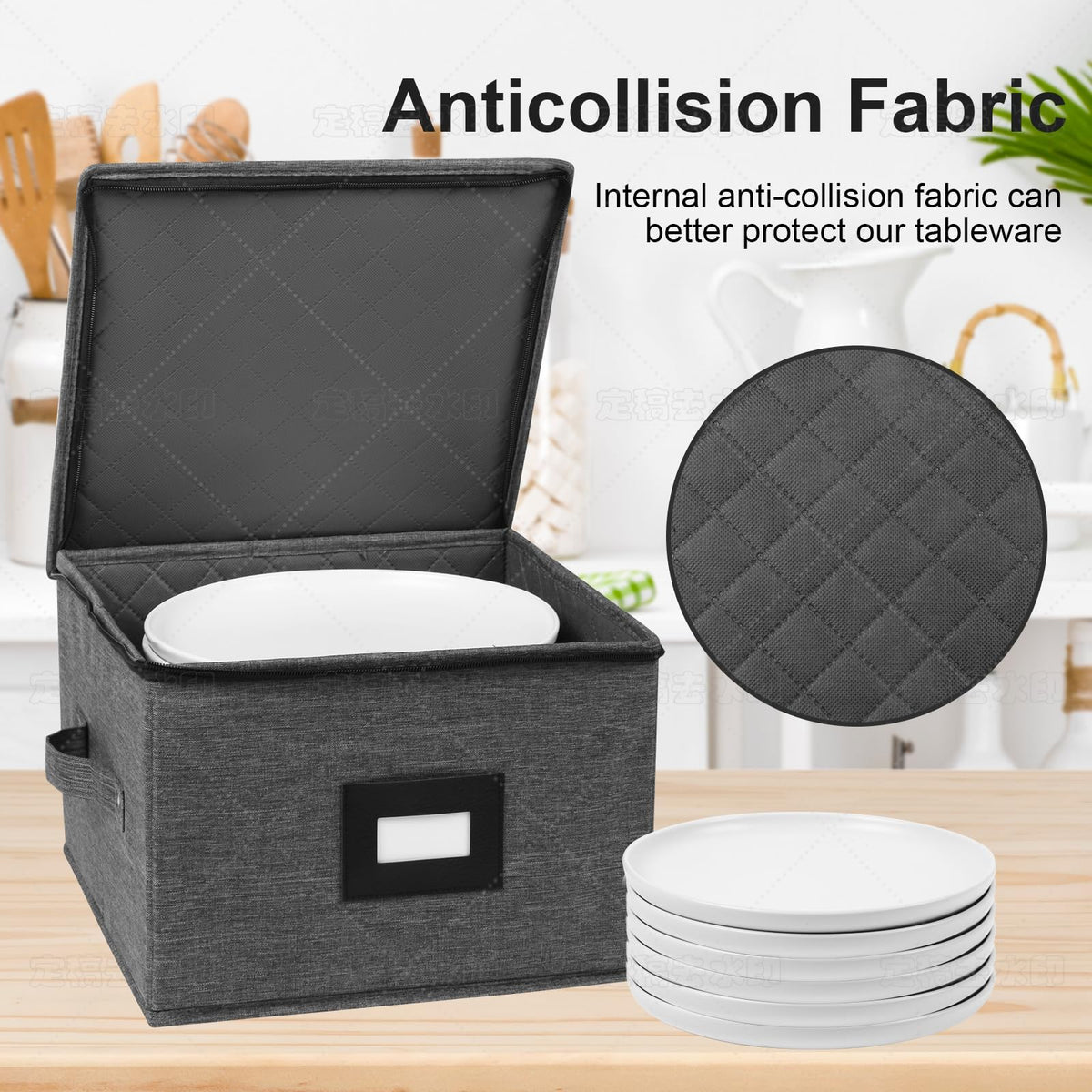Mayniu collapsible storage boxes fold flat for easy seasonal organization.