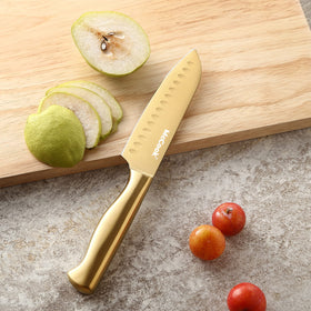 McCook 3-1-2-inch paring knife in gold titanium for detail work