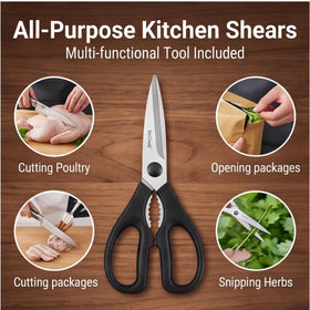 McCook serrated steak knives provide clean bites for steaks