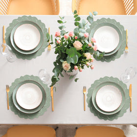 MCEAST disposable table mats simplify cleanup after every celebration