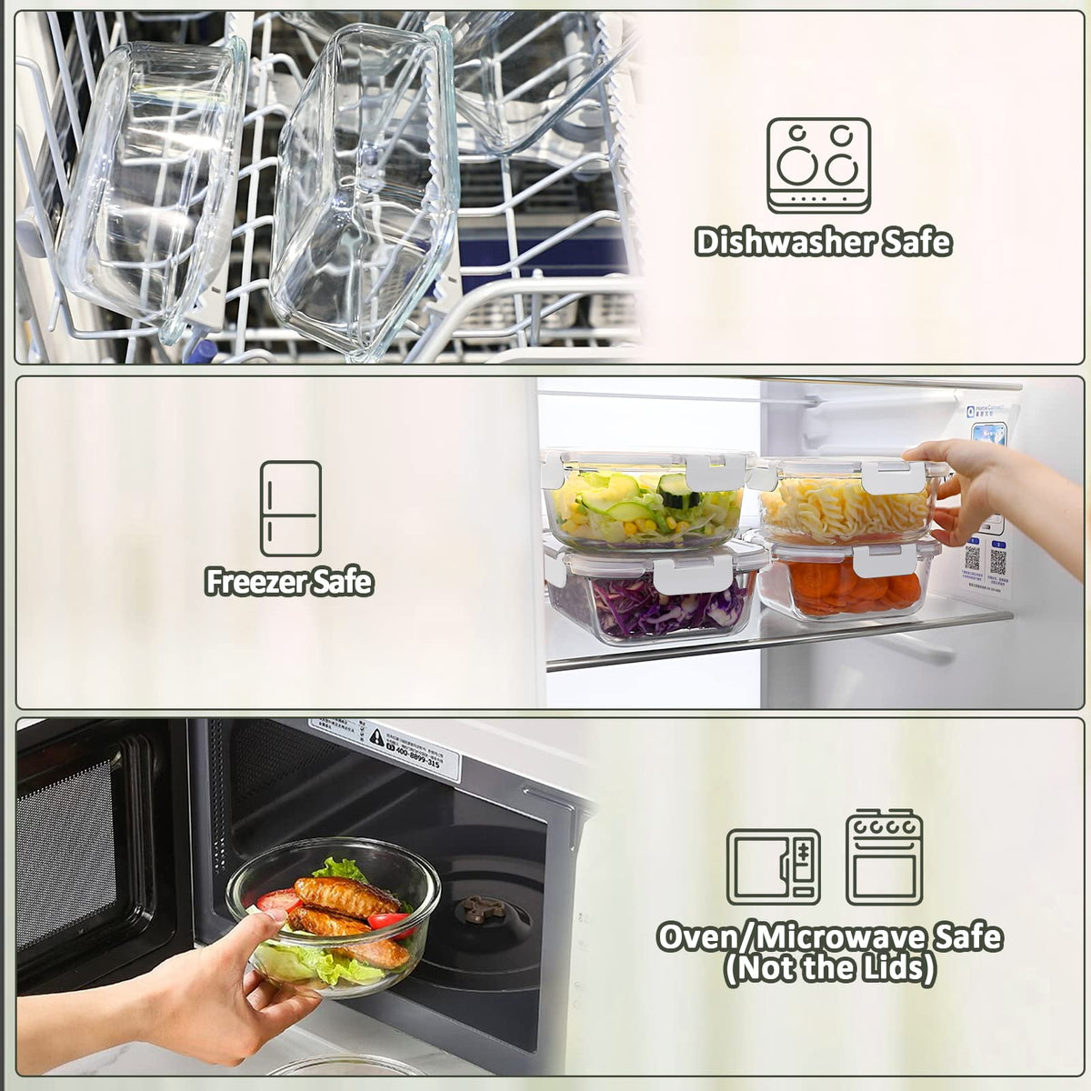 MCIRCO 27-oz glass container for meal prep