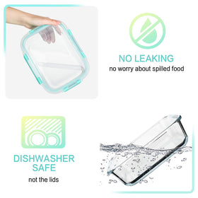 M MCIRCO locking lids with silicone seals prevent leaks during transport.