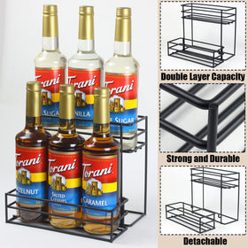 MCSAPIL space-saving design fits small counters while keeping syrups accessible