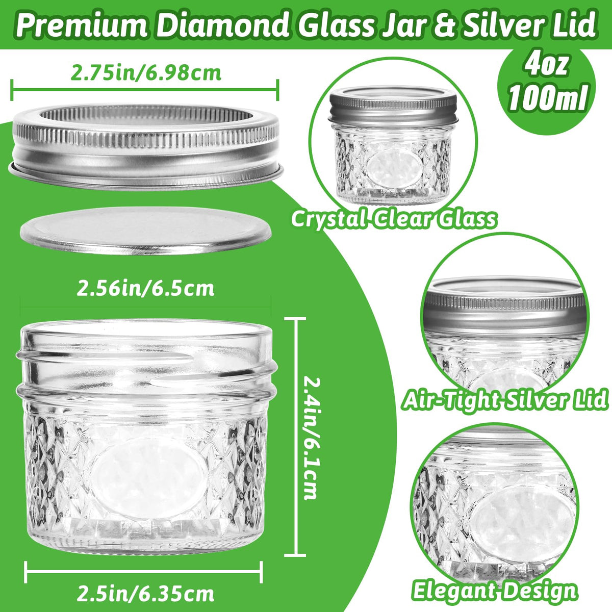 Mcupper included stickers and tags help label and gift-wrap jars.