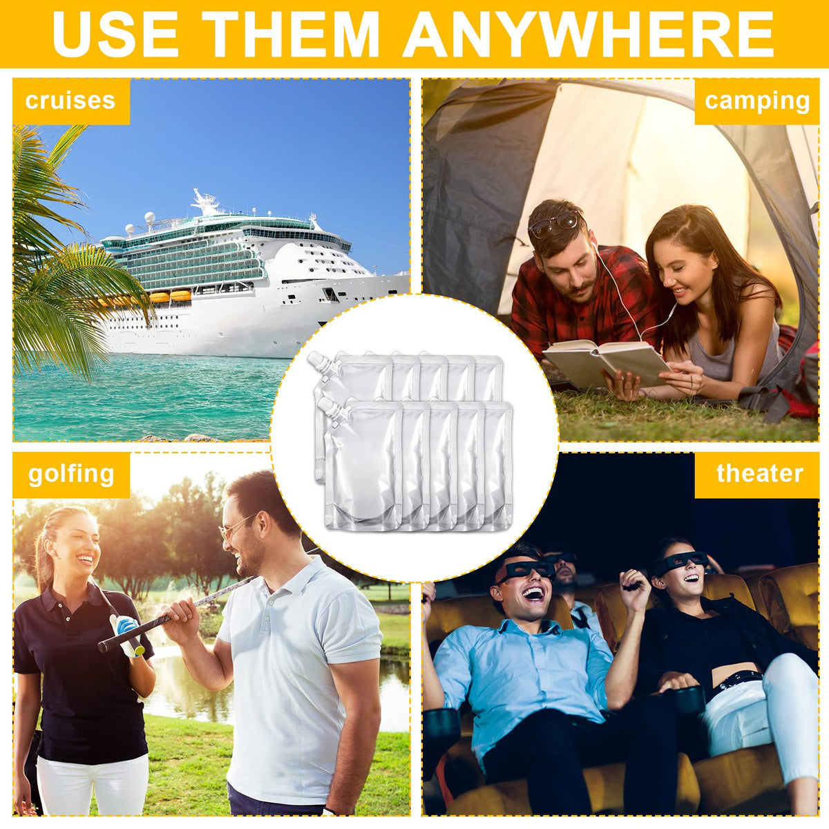 Meanplan party favors ready-to-fill with funnels included