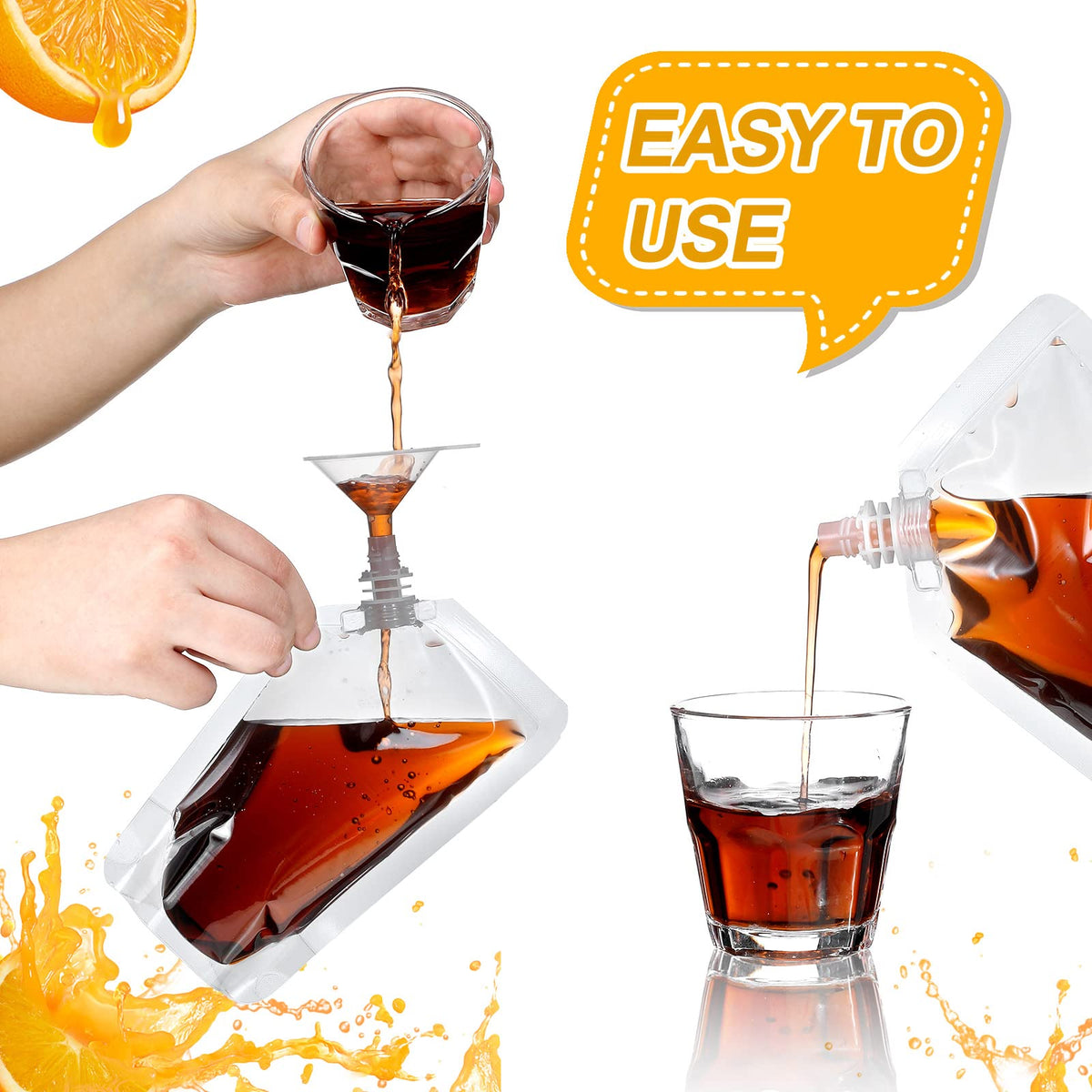 Meanplan inclined mouth design enables neat pouring and controlled servings