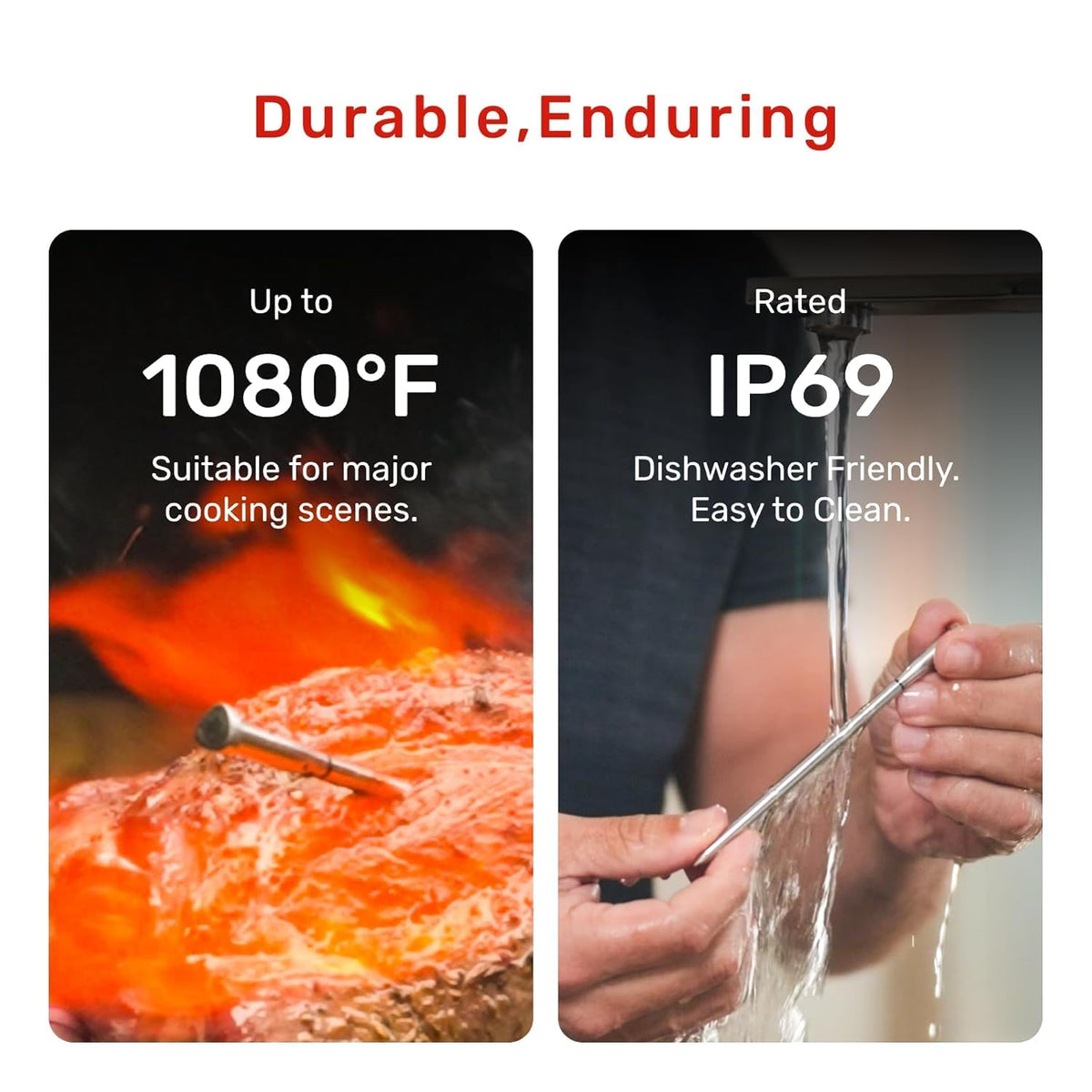 Meatmeet S Pro auto-reconnect keeps monitoring uninterrupted during cooking