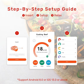 Meatmeet S Pro signal booster extending Bluetooth range for outdoor cooks