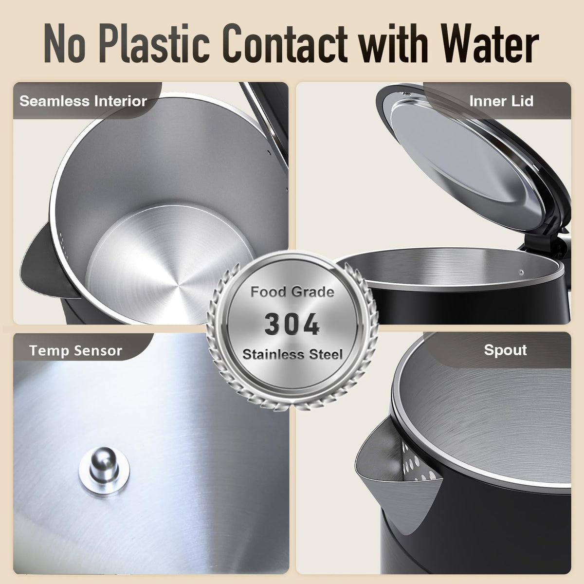 Mecity plastic-free water contact enhances pure flavor