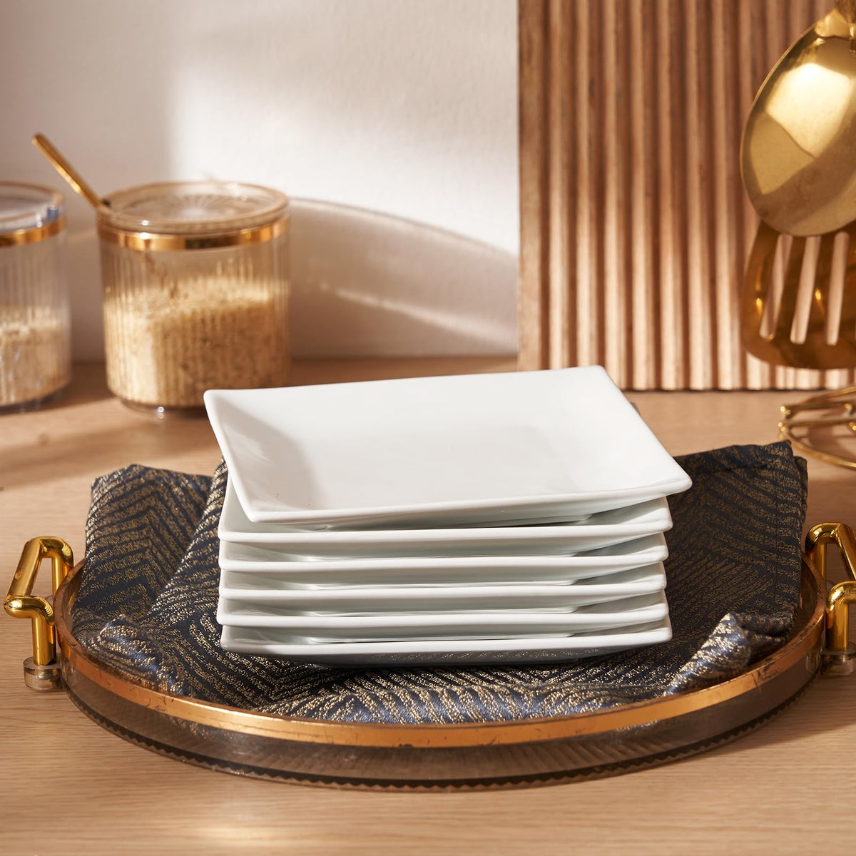 Meideal plates are microwave safe for quick reheats.