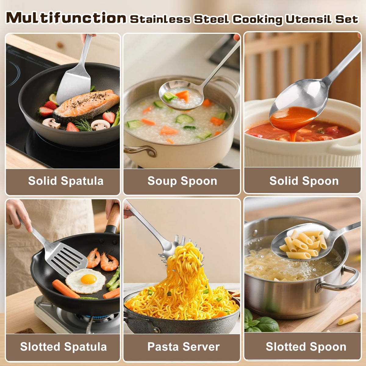 MemoGem kitchen tongs offer versatile grasping for grilling and serving.
