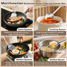 MemoGem stainless steel solid turner designed for precise flipping