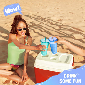 Meoky beach and pool party use enhances festive vibes with durable, reusable cups.